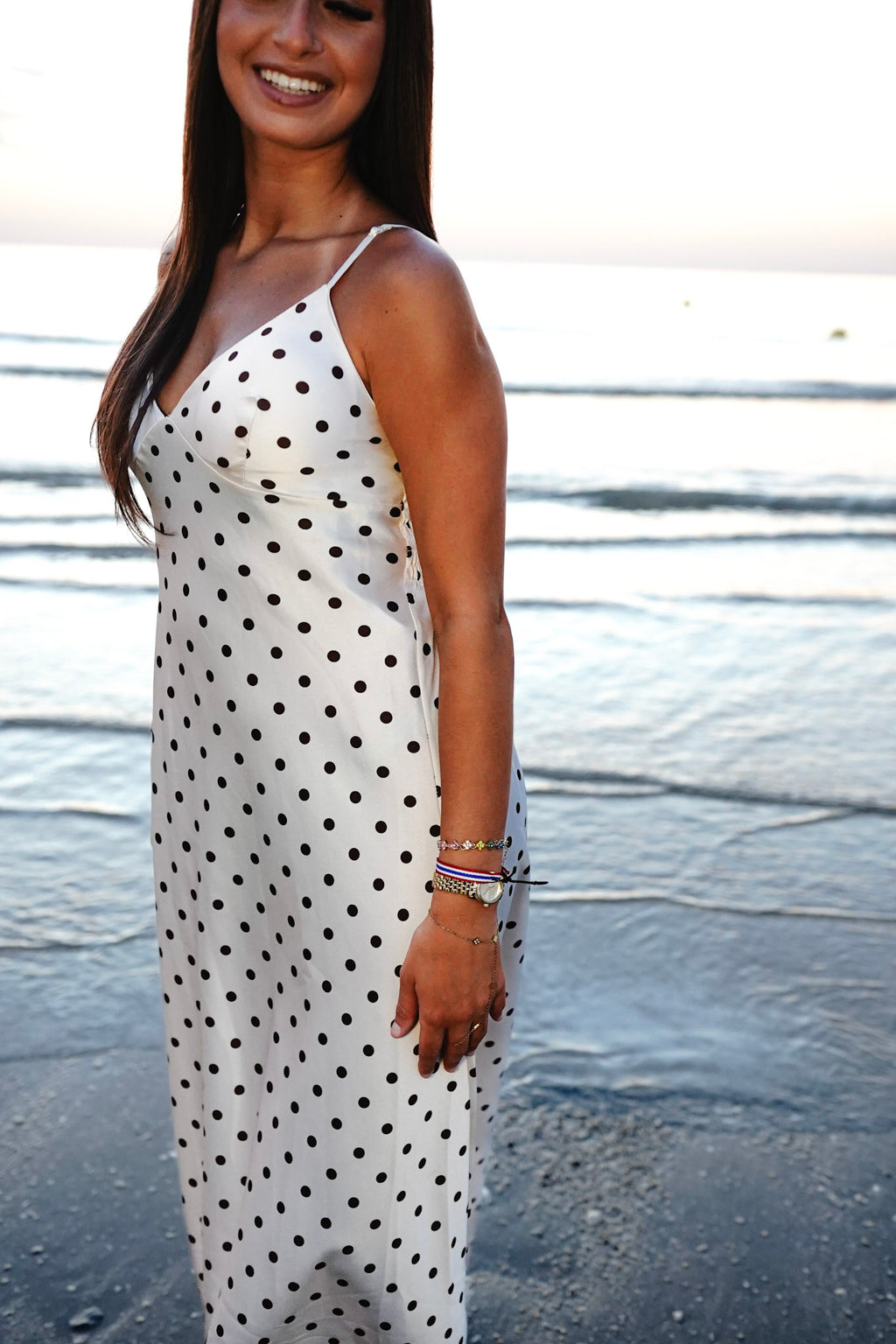 Robe à pois