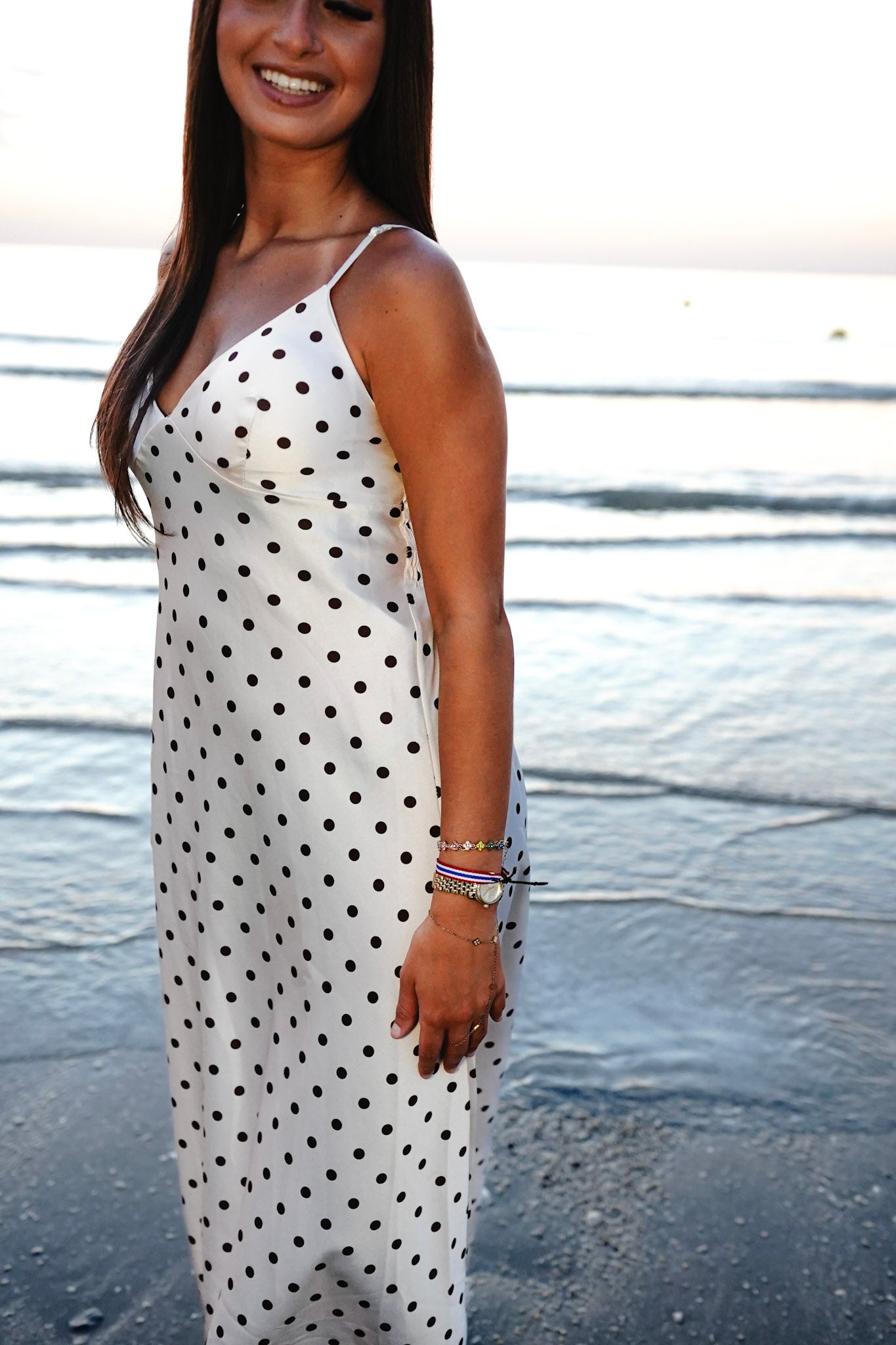 Robe à pois